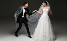 明星们的婚纱照,明星们的浪漫婚纱照大盘点